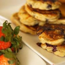 Bleuberry pancakes